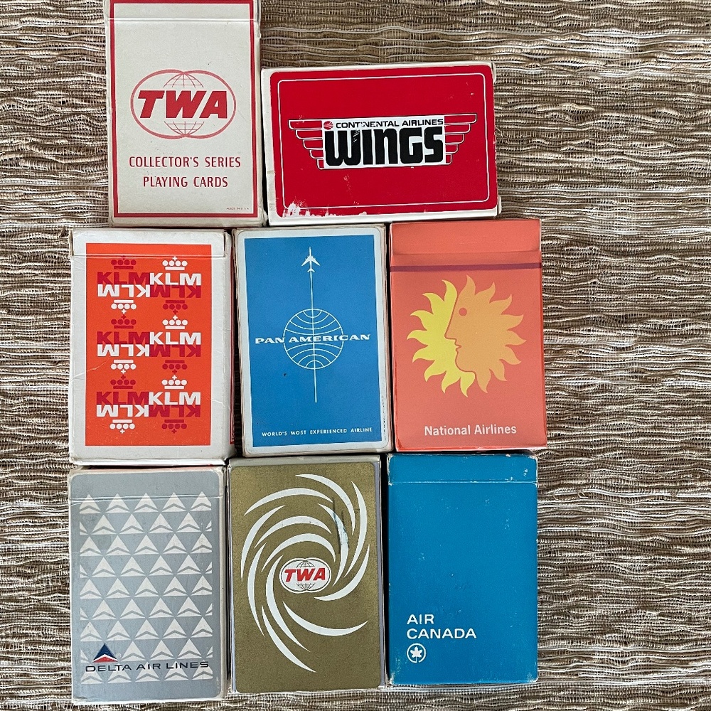 Vintage Airline Playing Cards